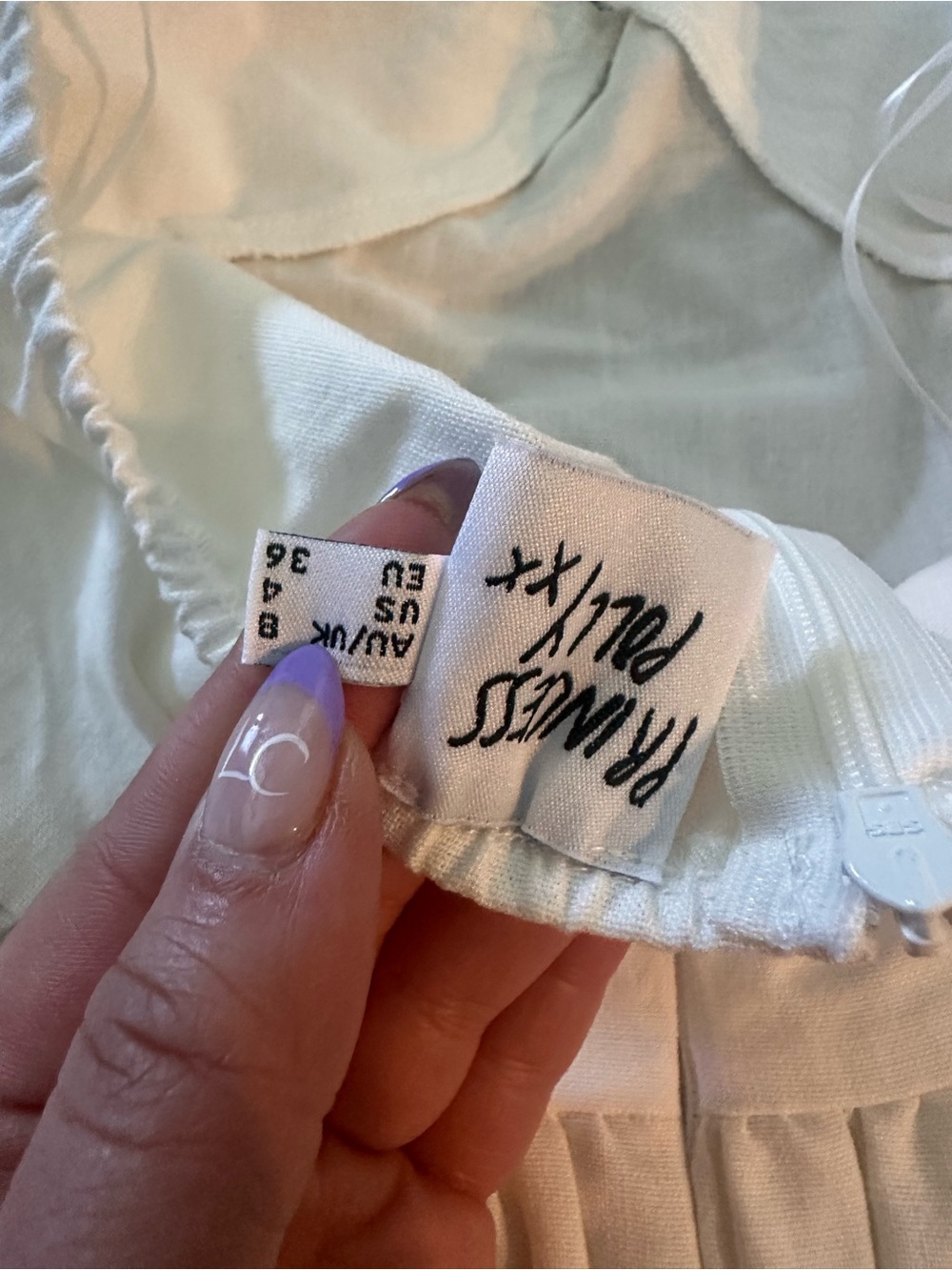 Princess Polly white Halter Bustier Mini Dress - Picture 4 of 5